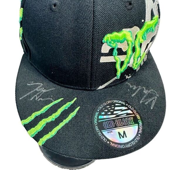 Old Glory Original Monster Washington DC Power City Fitted Hat Size M Signed - Picture 8 of 12